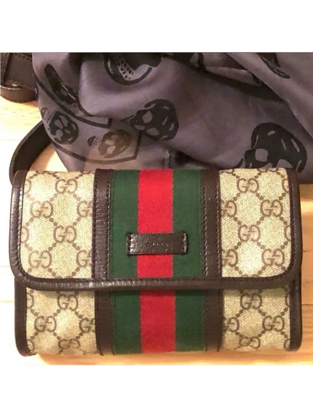 Gucci GG coated canvas waist bag/fanny excellent condition